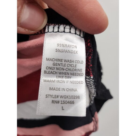 41Hawthorn Stitch Fix Womens Manu Top Size Large Multicolor Striped 3/4 Sleeve - Picture 5 of 7